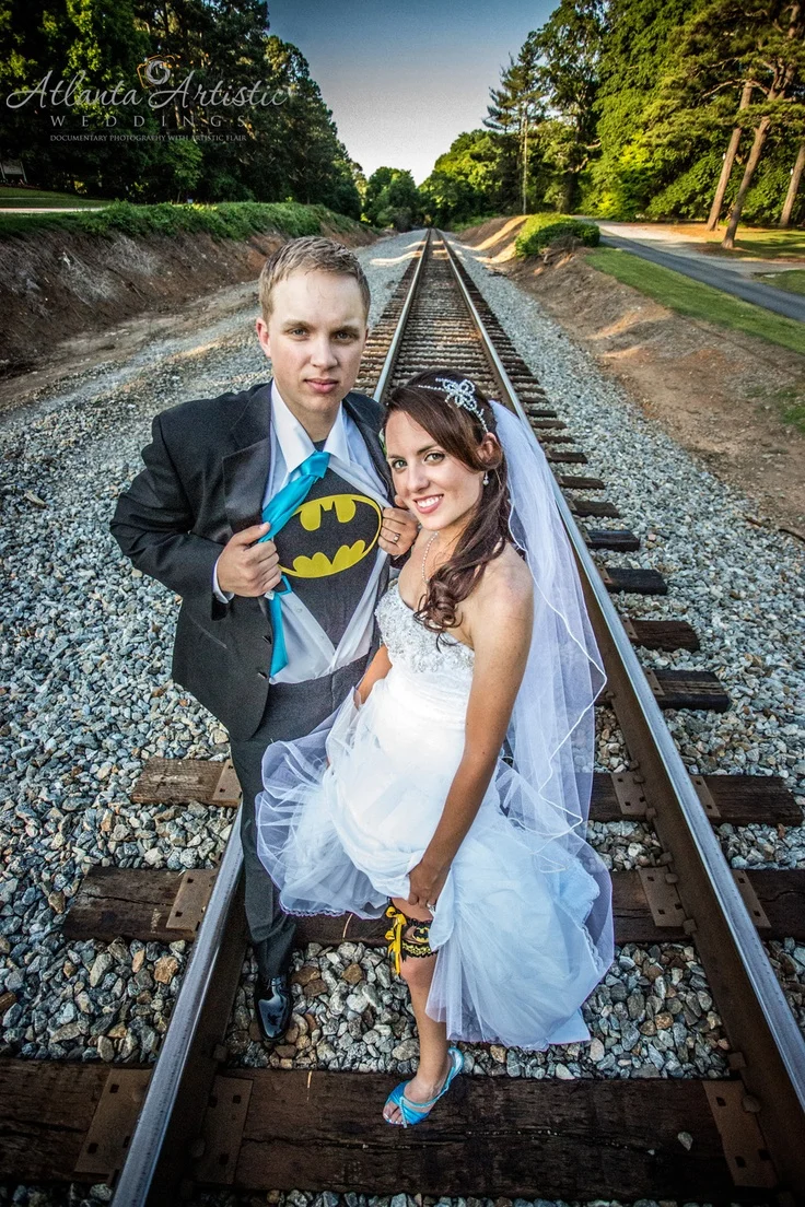 In honor of DragonCon 2015 revisit Super Hero Wedding in Atlanta