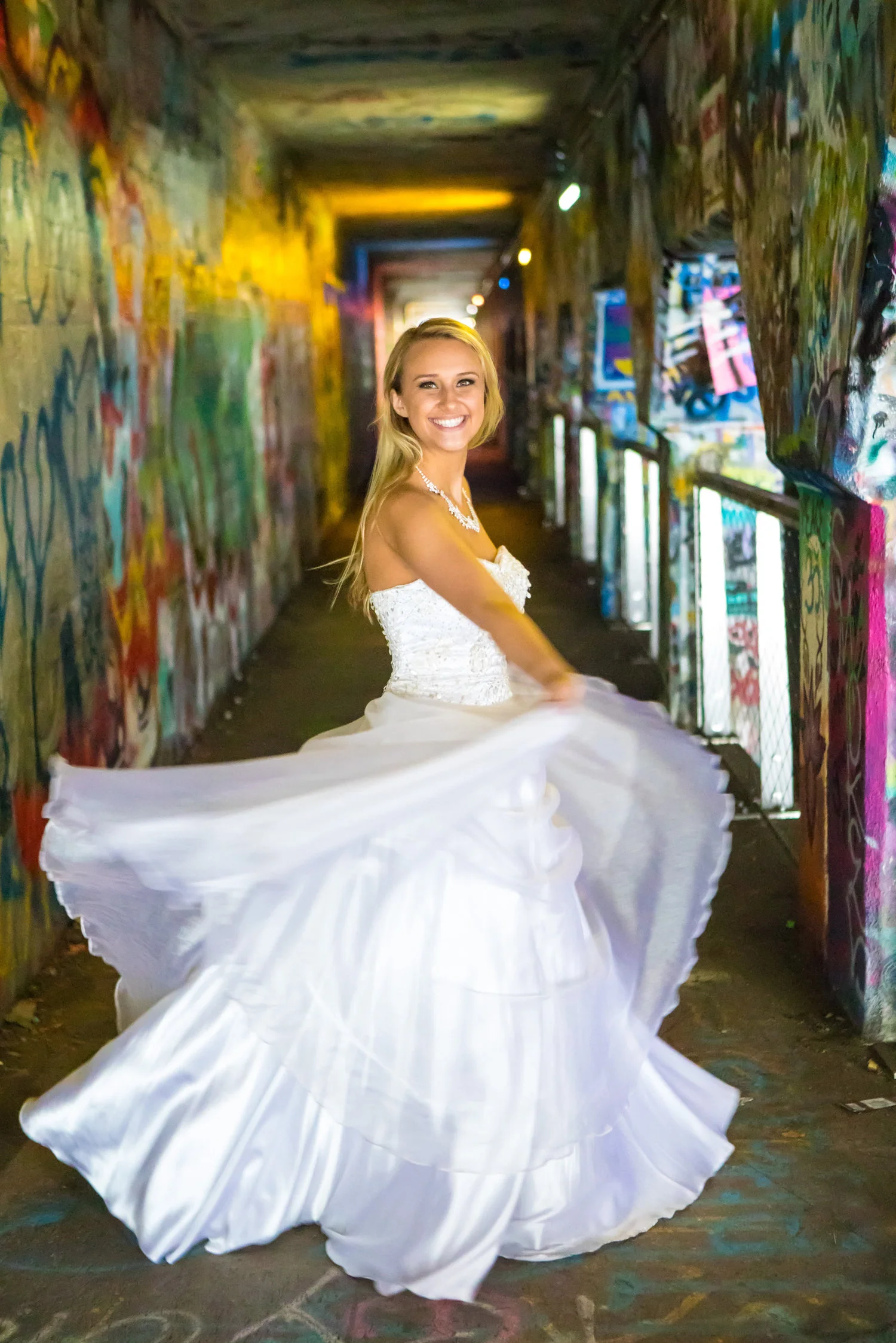 Krog Street Tunnel Photo by the Atlanta Wedding Photographers at AtlantaArtisticWeddings