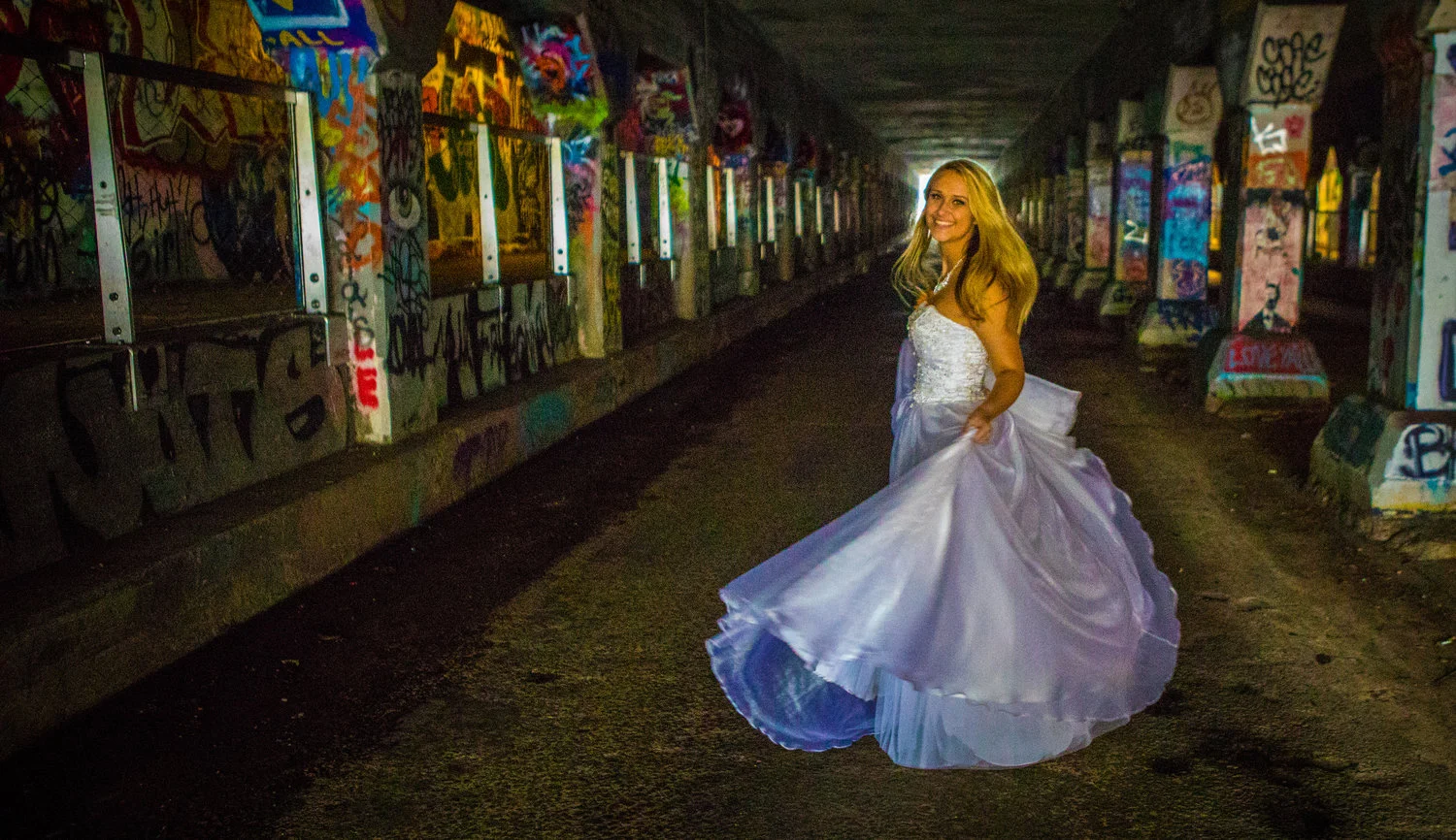 Krog Street Tunnel Photo by the Atlanta Wedding Photographers at AtlantaArtisticWeddings
