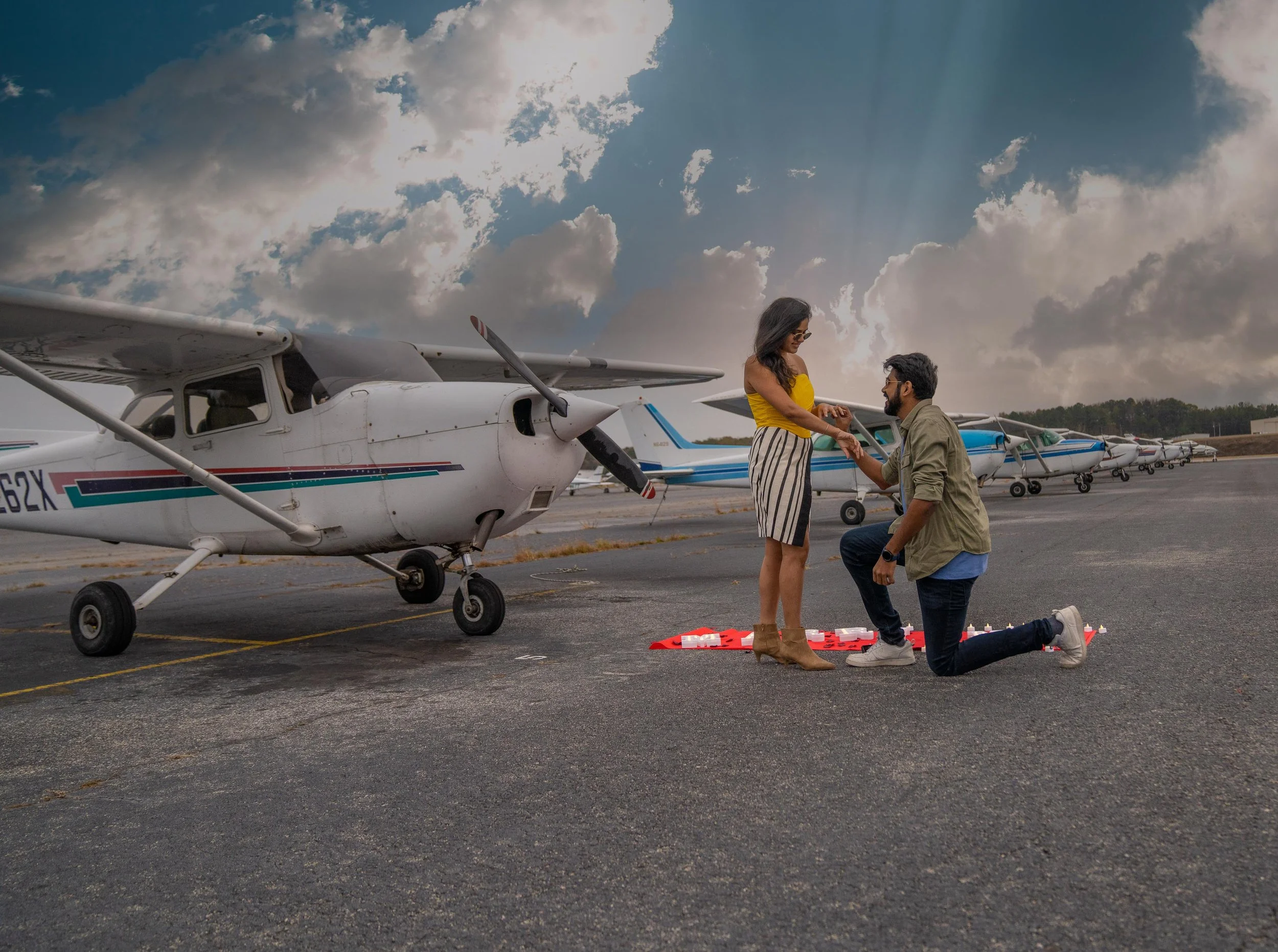 Surprise Proposal Captured By Atlanta Wedding Photographer