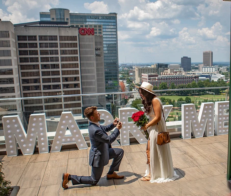 Atlanta Wedding Photographers Helps Couples Captures Marriage Proposals in and around the City with Tips and Ideas