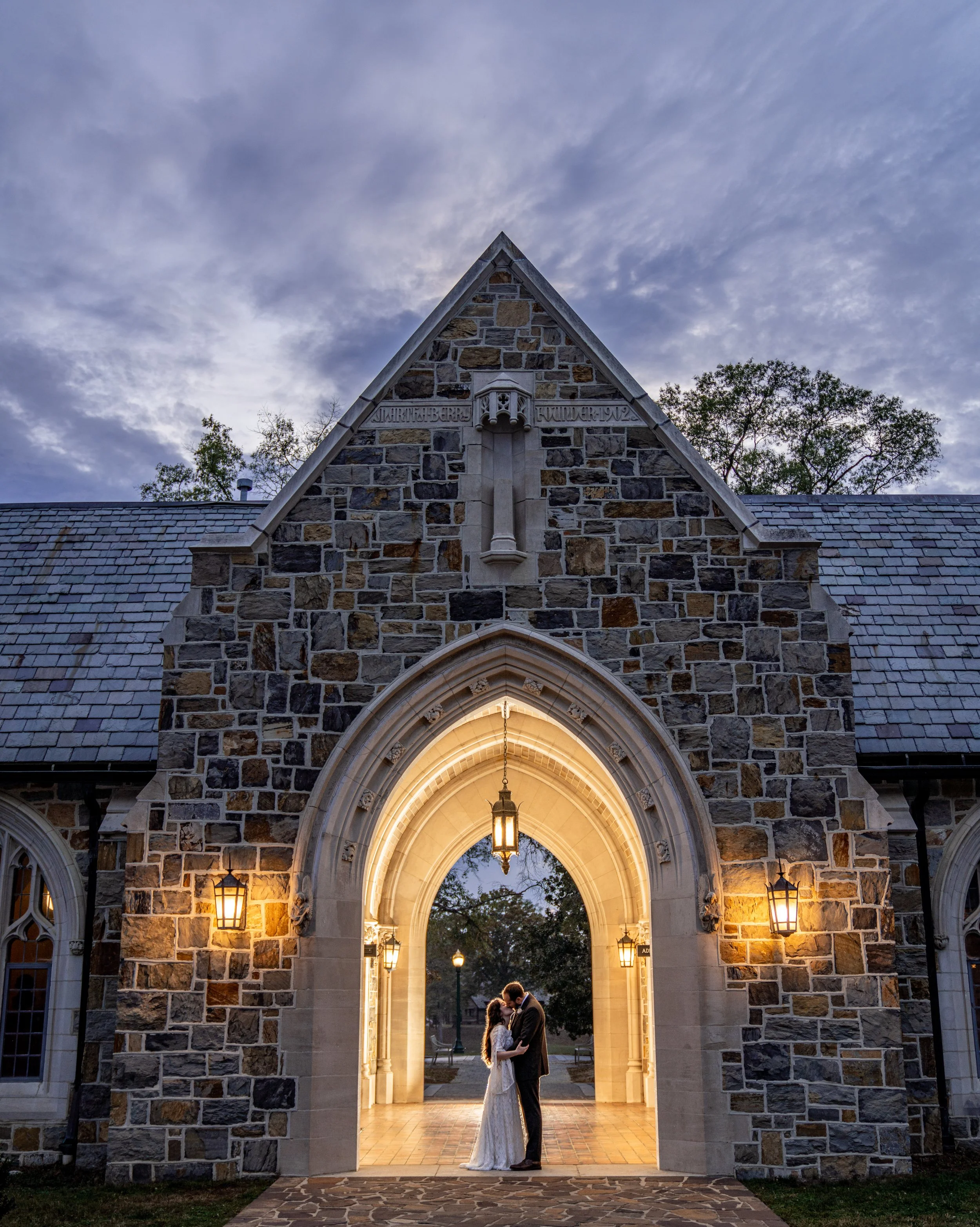 Atlanta Wedding Photographers Capture Fall Wedding at Berry College