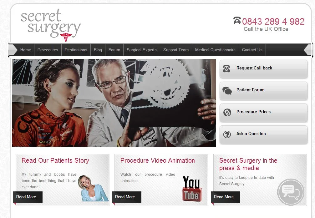 Our Work With Secret Surgery 