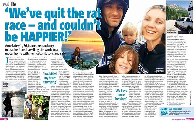 Anyone order some feel good vibes? @bellamagazineuk at your service! 
Here's the adventures of @escapetotherv out today in Bella. #shareyourstory #lifeontheopenroad
