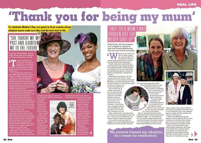 Gorgeous #mothersday #adoption stories out this week, because there are many ways to become a mum! 
Huge thanks to @adoption.uk for helping this idea come together. Big love to every mother xxx
#shareyourstory #happymothersday