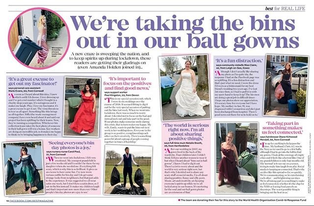 These delightful humans are finding the joy in the simple tasks during lockdown. Loved writing this! Well done team.
Out now in @bestmagofficial with story payment donated to the WHO covid 19 response fund.
#lockdown #binsout #shareyourstory #feelgoo