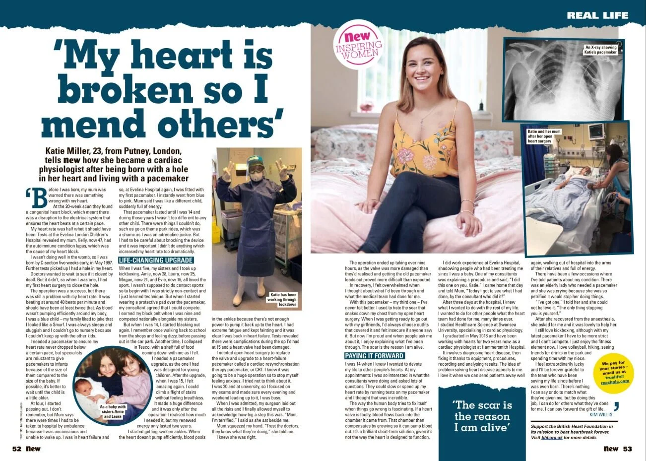 My heart is broken...