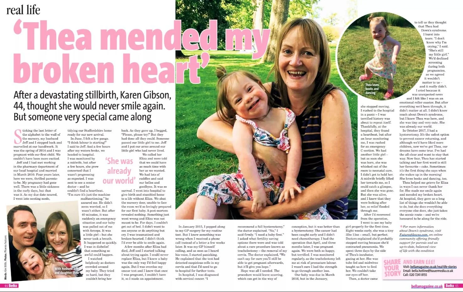 Thea mended my broken heart