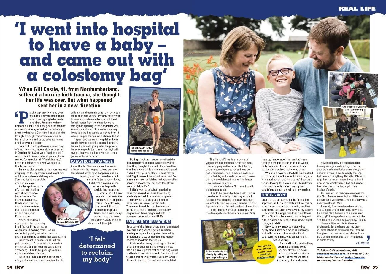 Went into hospital to have a baby...