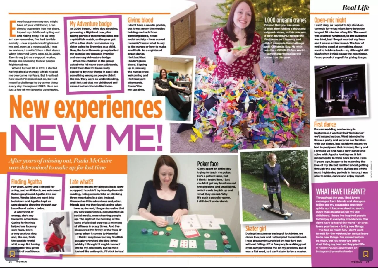 New Experiences, New Me!