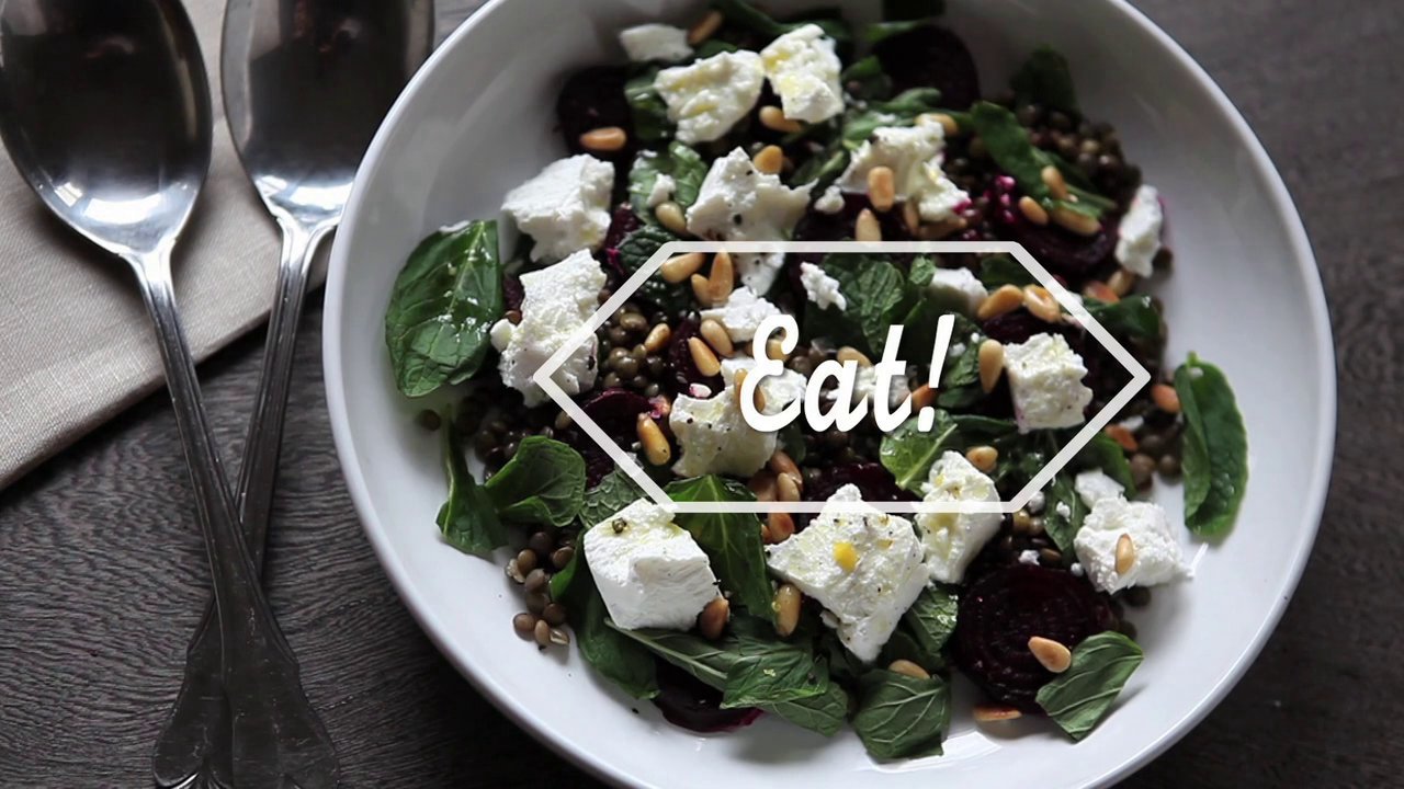 Puy Lentil & Beetroot Salad