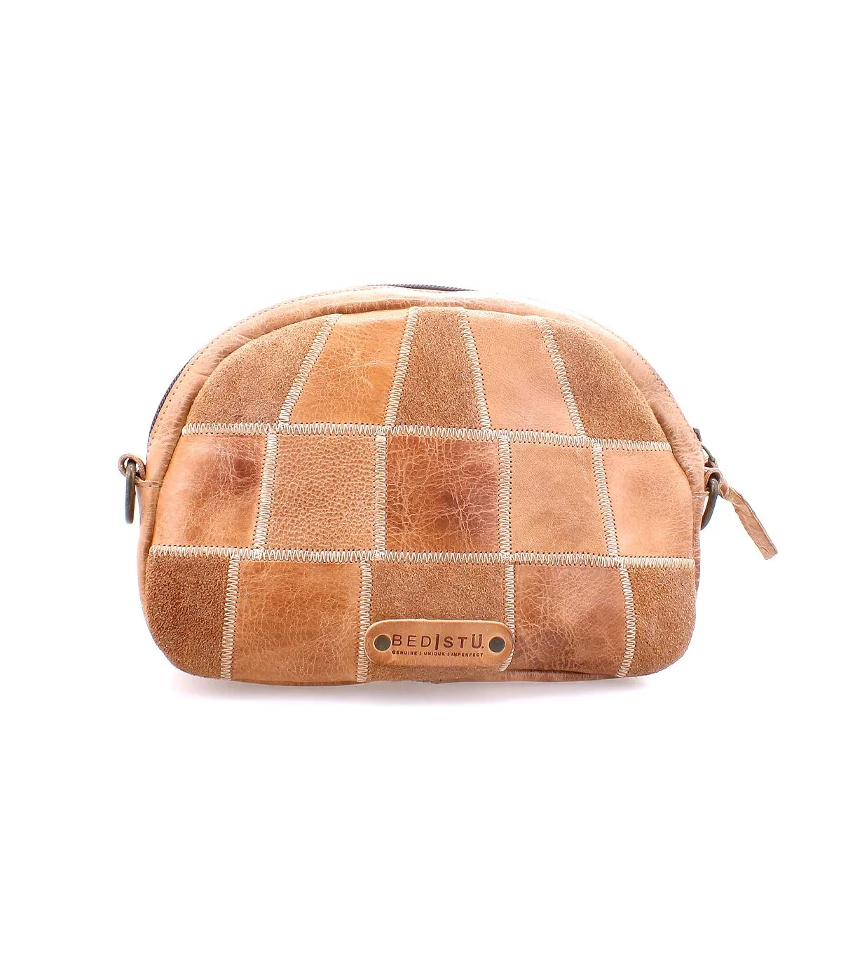 The abundance sling bag in tan mr by Bed Stu