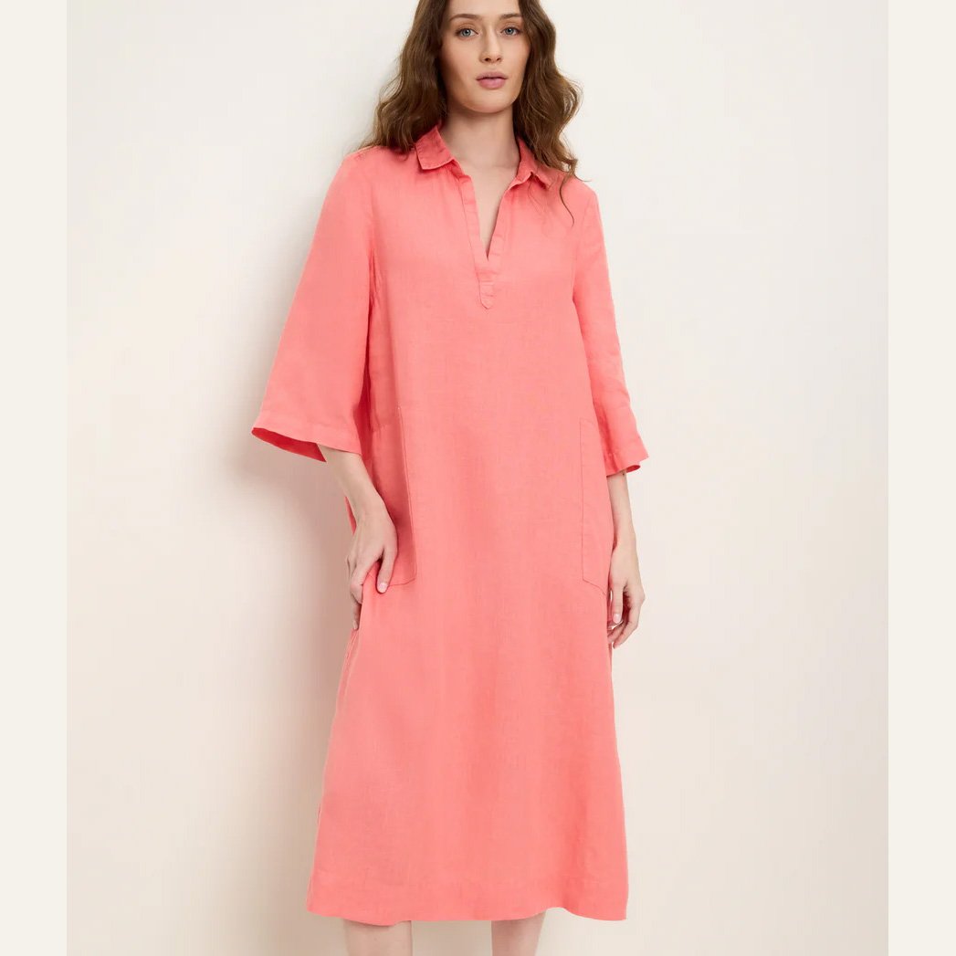 Michael-Stars-briony-linen-midi-shirt-dress-coral-sherbert-01.jpg
