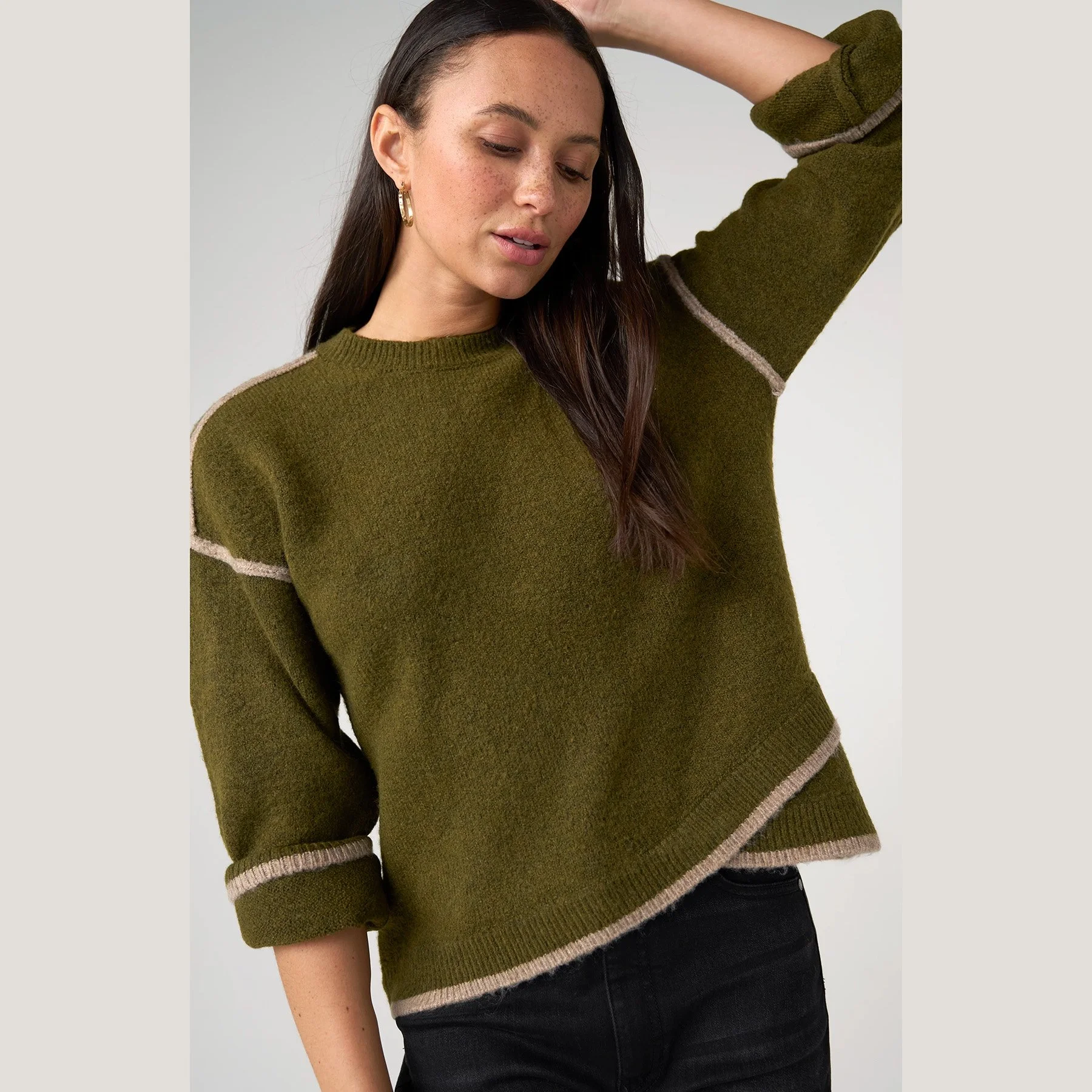Liverpool-long-sleeve-crew-neck-sweater-tulip-hem-olive-mushroom-01.jpg
