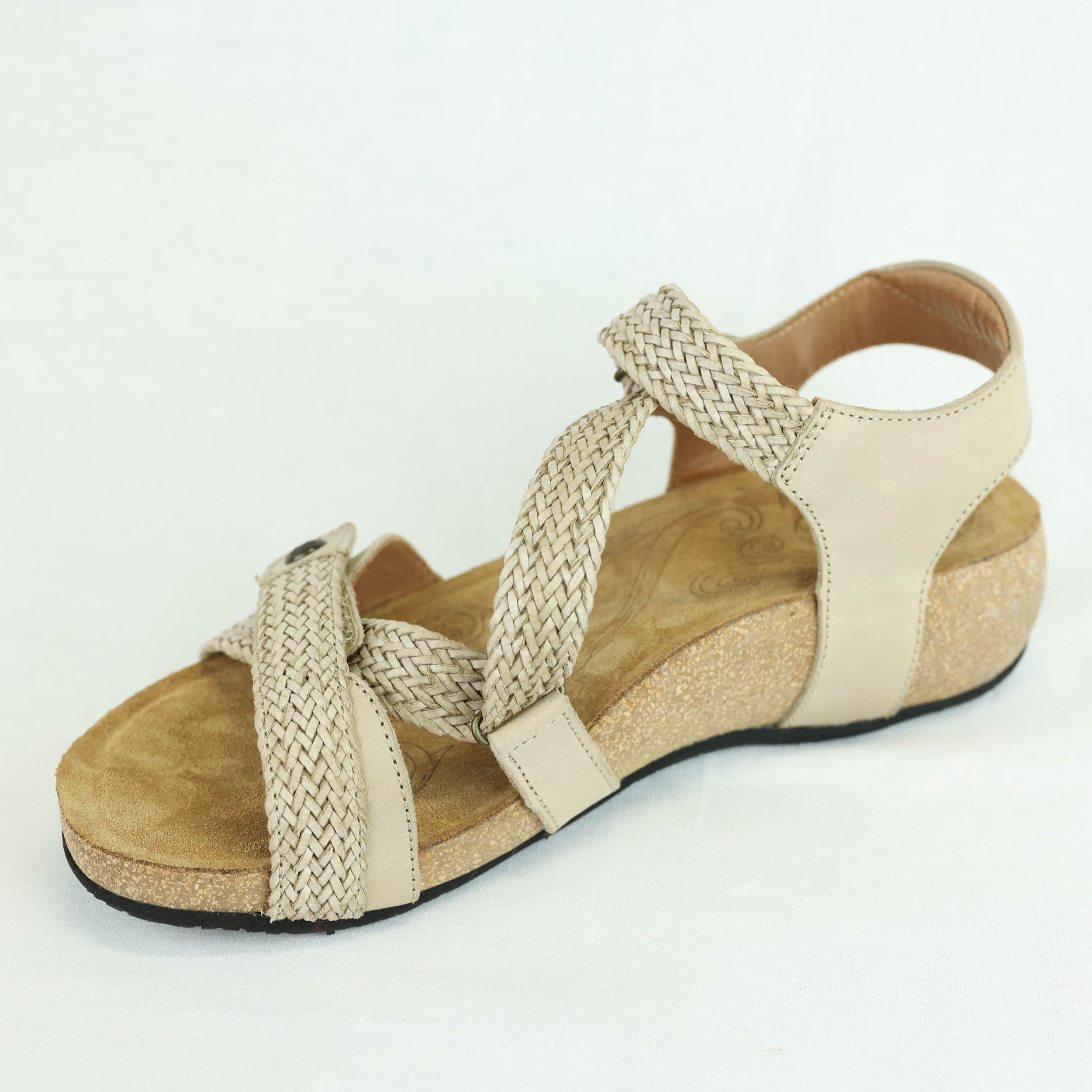 Taos Trulie sandal-stone — Centro Shoes, Inc.