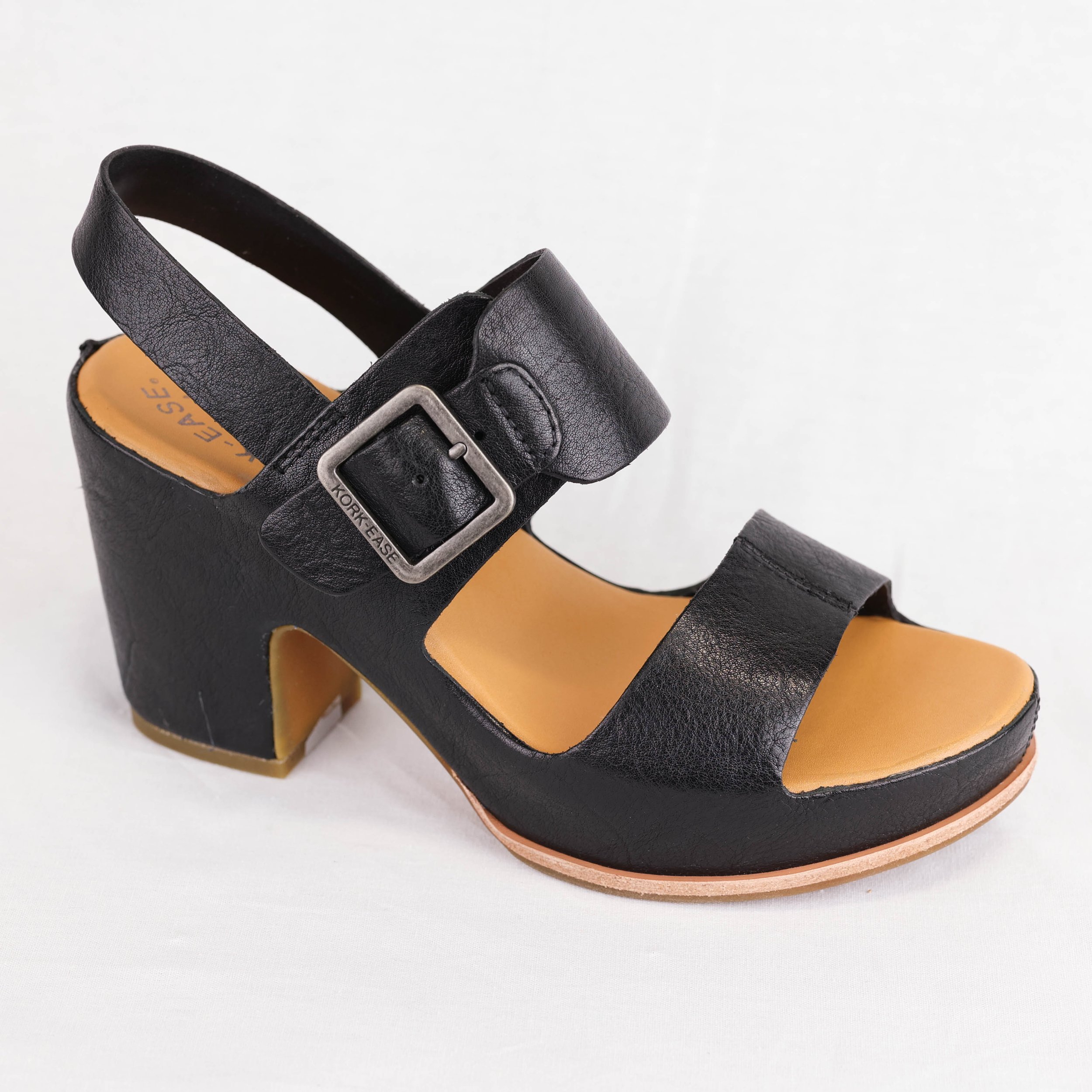 Kork Ease San Carlos platform heel-black — Centro Shoes, Inc.
