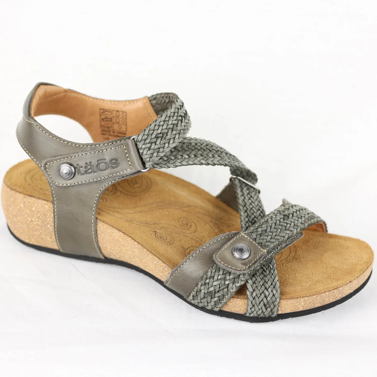 Taos Trulie sandal-dark grey — Centro Shoes, - Main Image
