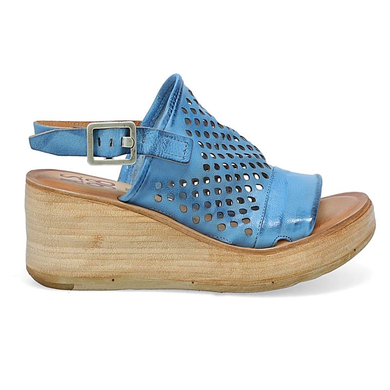 A.S.98 - normie wedge sandal - sky — Centro Shoes, Inc.
