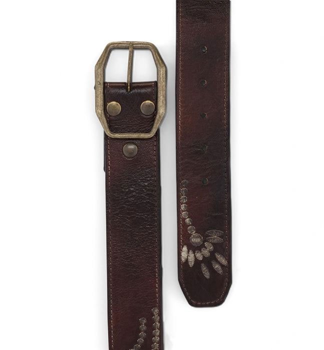 Bed/Stu NWT Leather Belt - size M BED|STU DREAMWEAVER LEATHER BELT | PURPLE LEOPARD BOUTIQUE main image 2