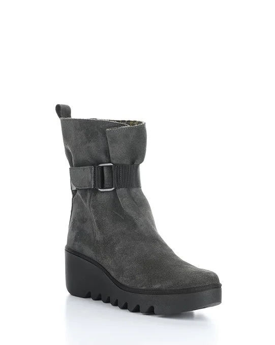 Fly London blit wedge bootie diesel — Centro Shoes,