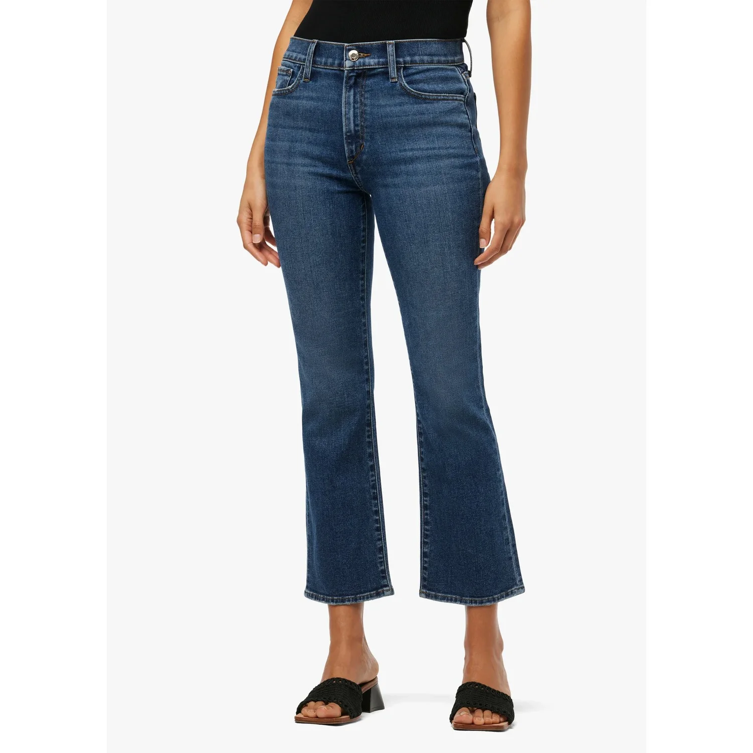 Jeans Skinny Femme Levis Strauss W24 L30 Bleu Foncé Taille Mi-Haute