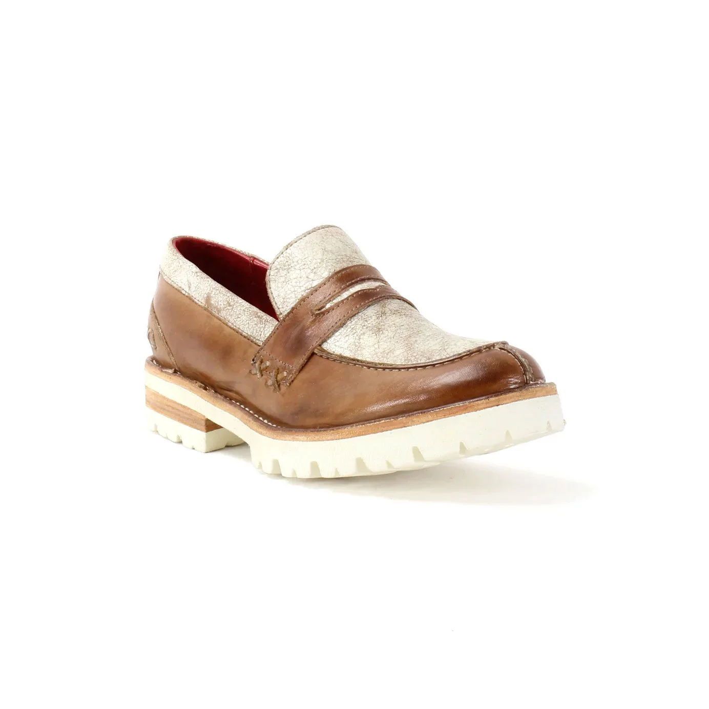 Bed Stu Albatross Leather Boat Slip On Loafer Tan Teak Rust F485002 Men 11 NWB Bed Stu Roan Tan Loafer Mens 10 | Mercari main image 3