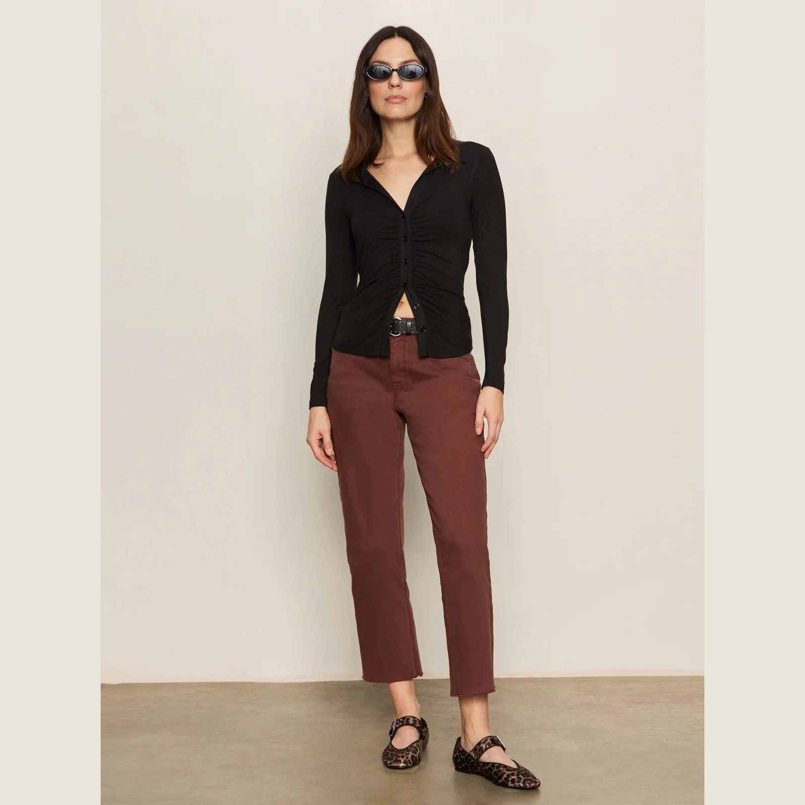 The cadence 90's straight leg crop jean in chicory by Sanctuary Clothing