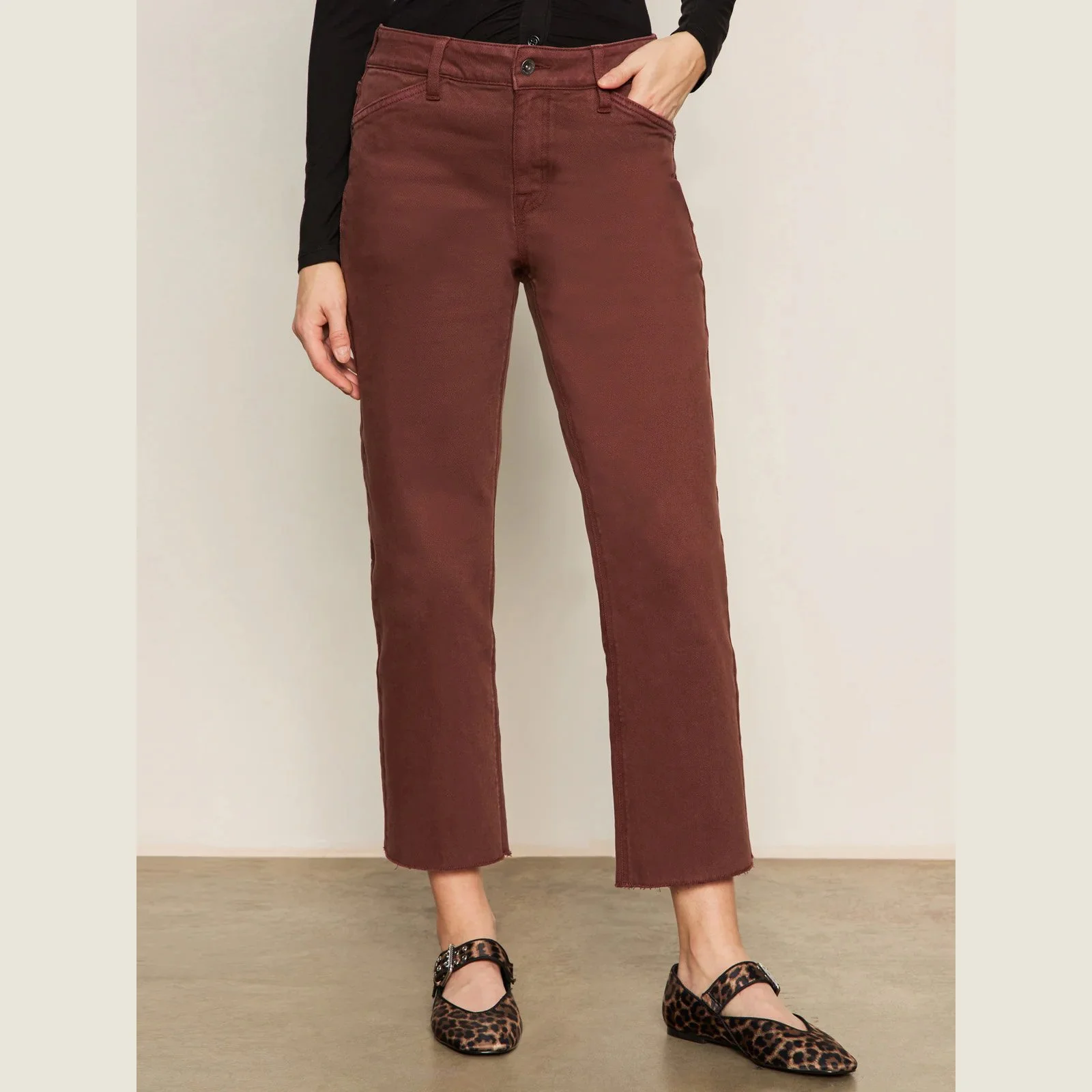 The cadence 90's straight leg crop jean in chicory by Sanctuary Clothing