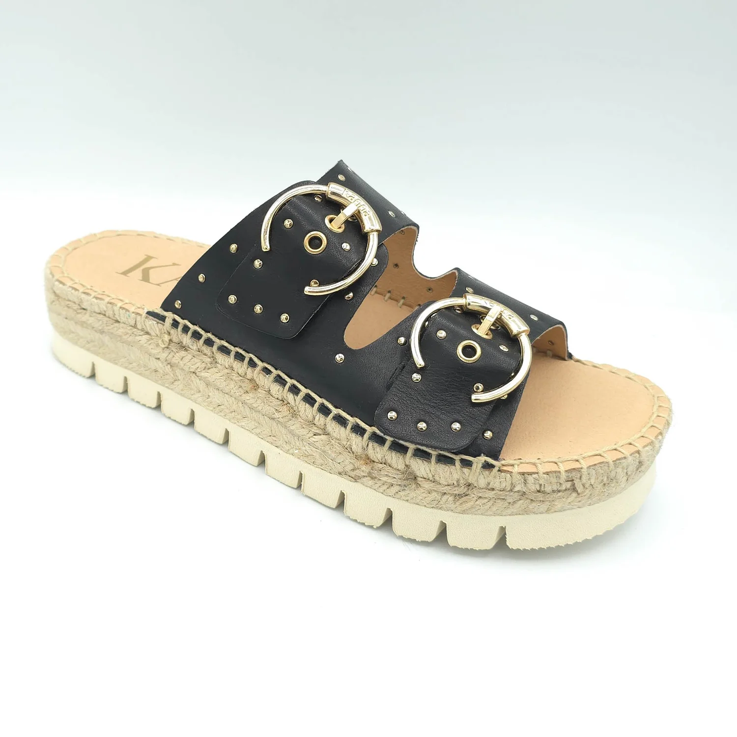 Kanna - candy platform sandal - ball negro — Centro Shoes, Inc