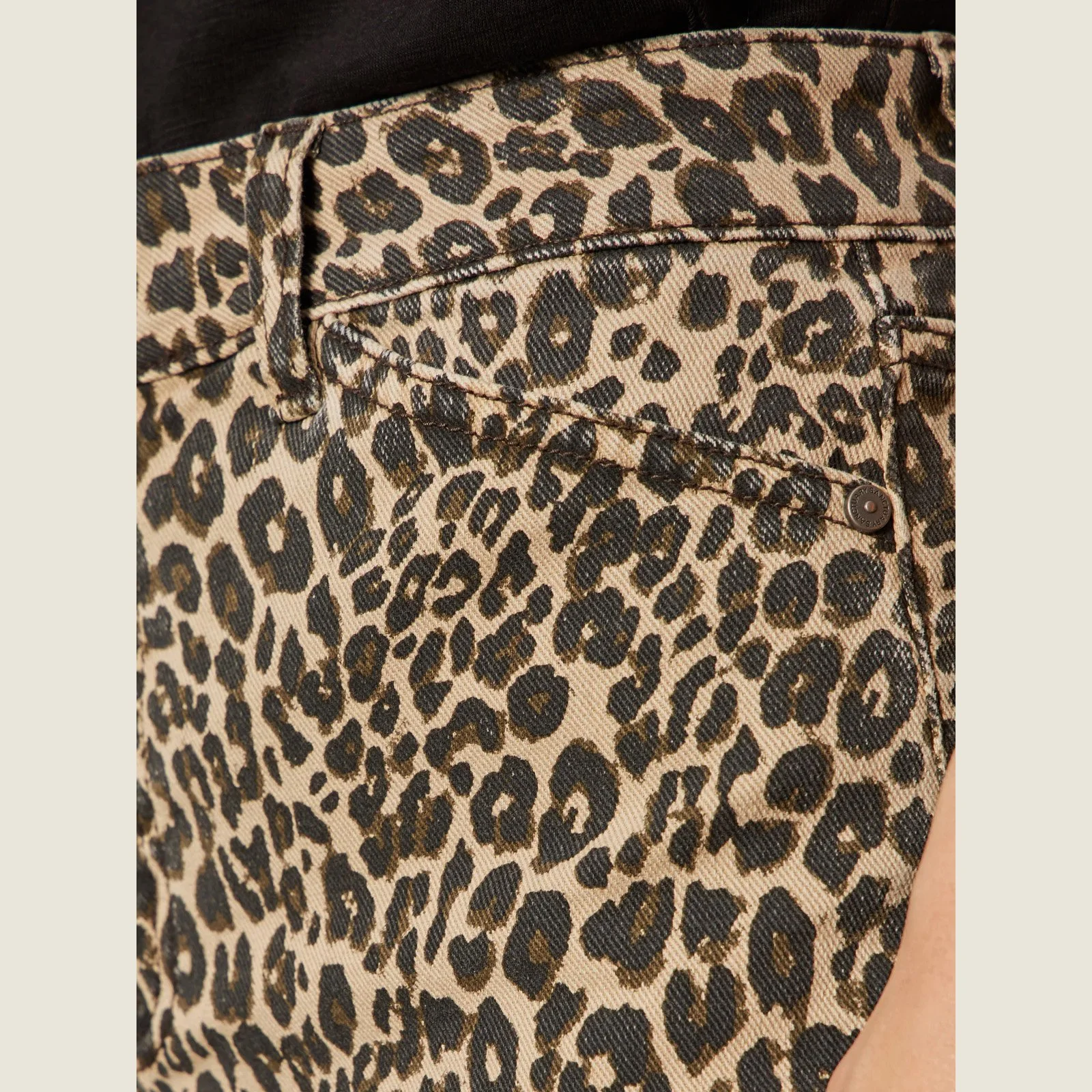 The cadence 90's straight leg crop jean in french kitty print by Sanctuary Clothing