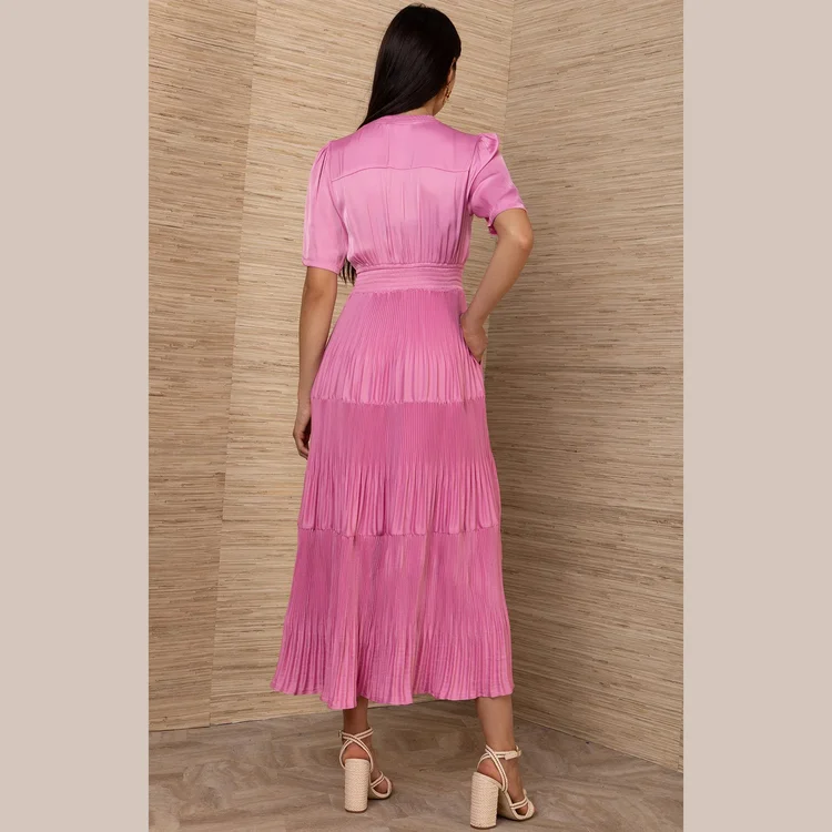 Hale Bob - daphne georgette halter dress - pink  Centro Shoes, Inc.