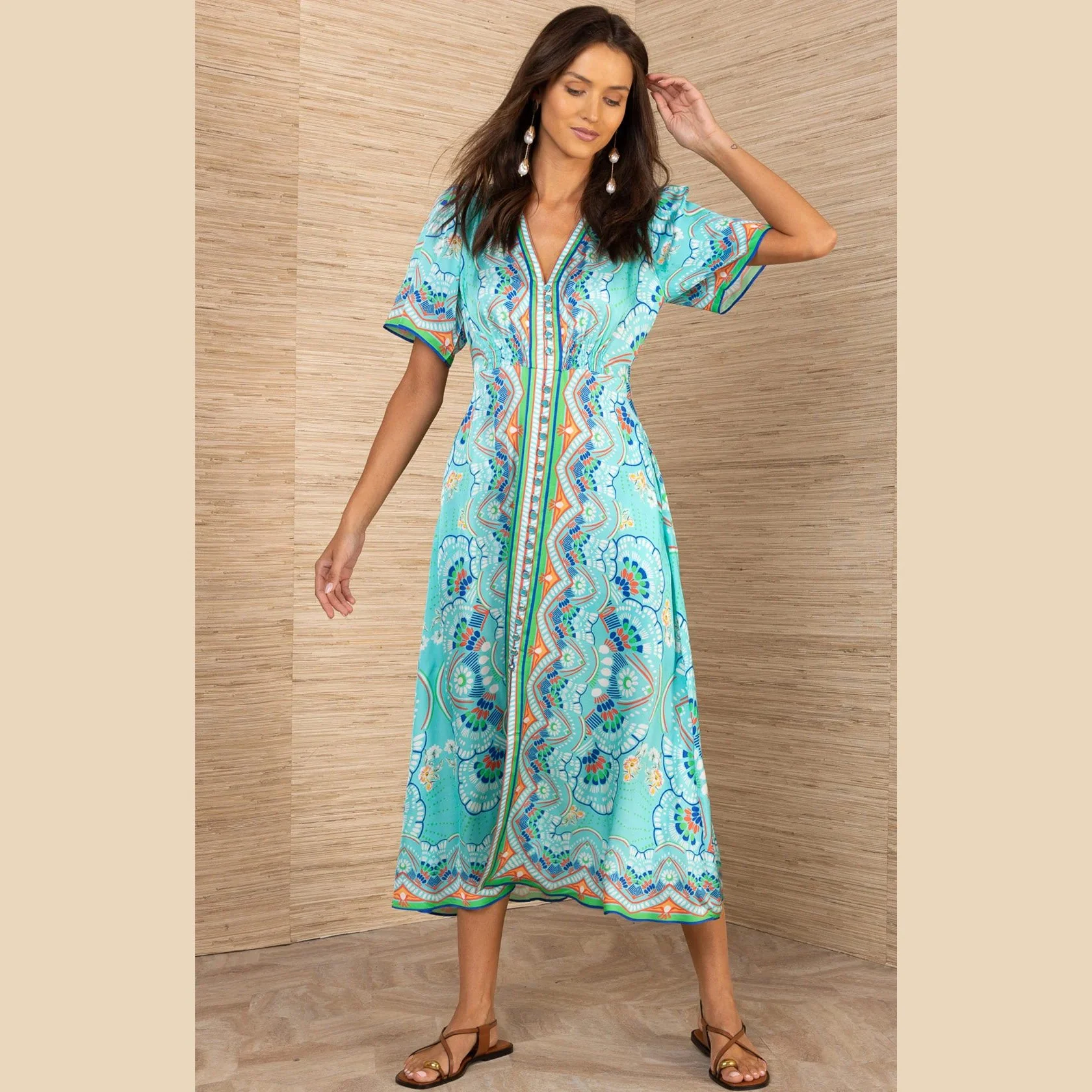 Hale-Bob-maverick-short-sleeve-midi-dress-turquoise-03.jpg
