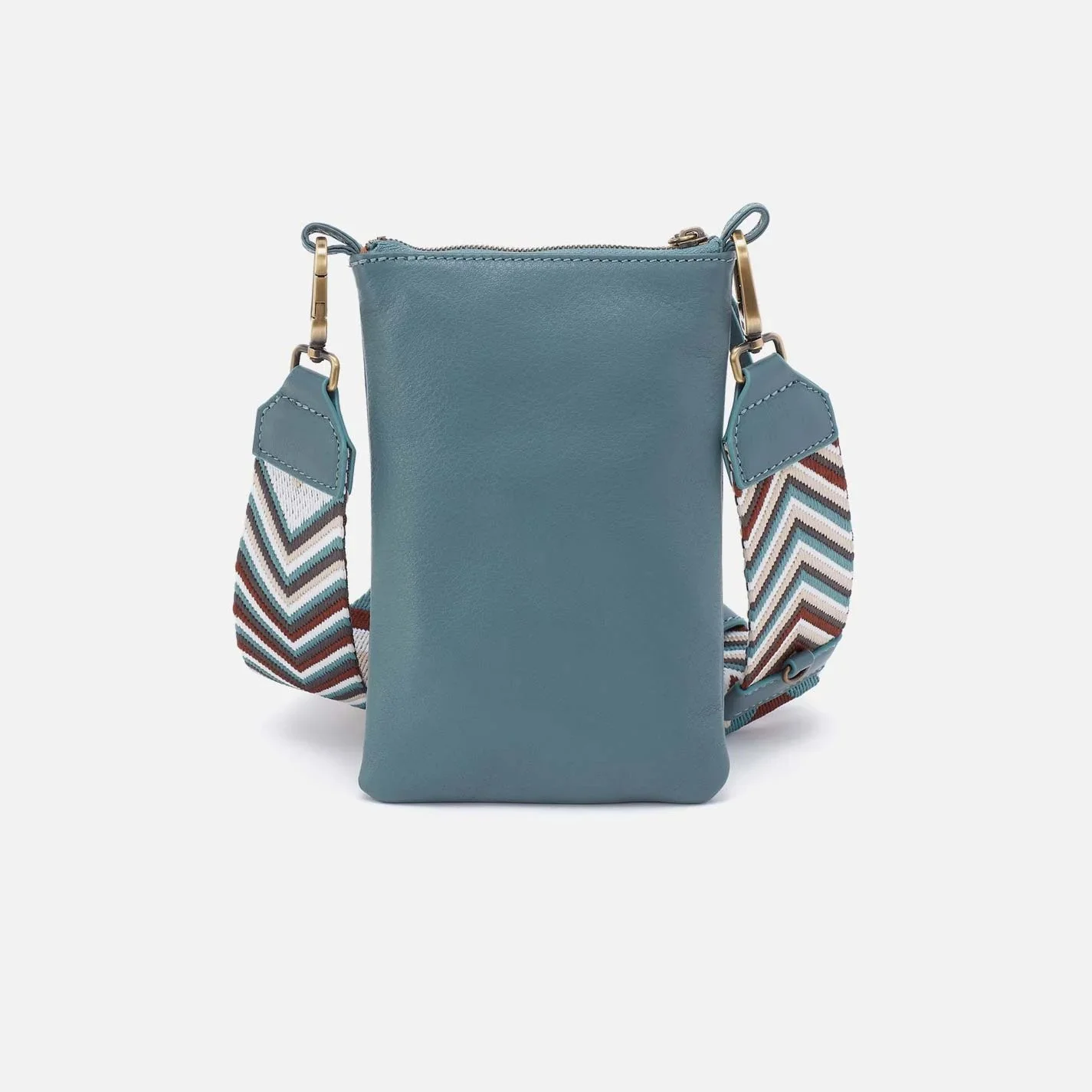 The cass phone crossbody bag in agave leaf leather by Hobo