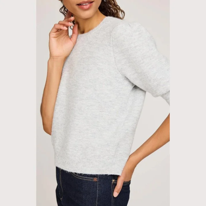 The marisol knit top by Gentle Fawn in heather ash