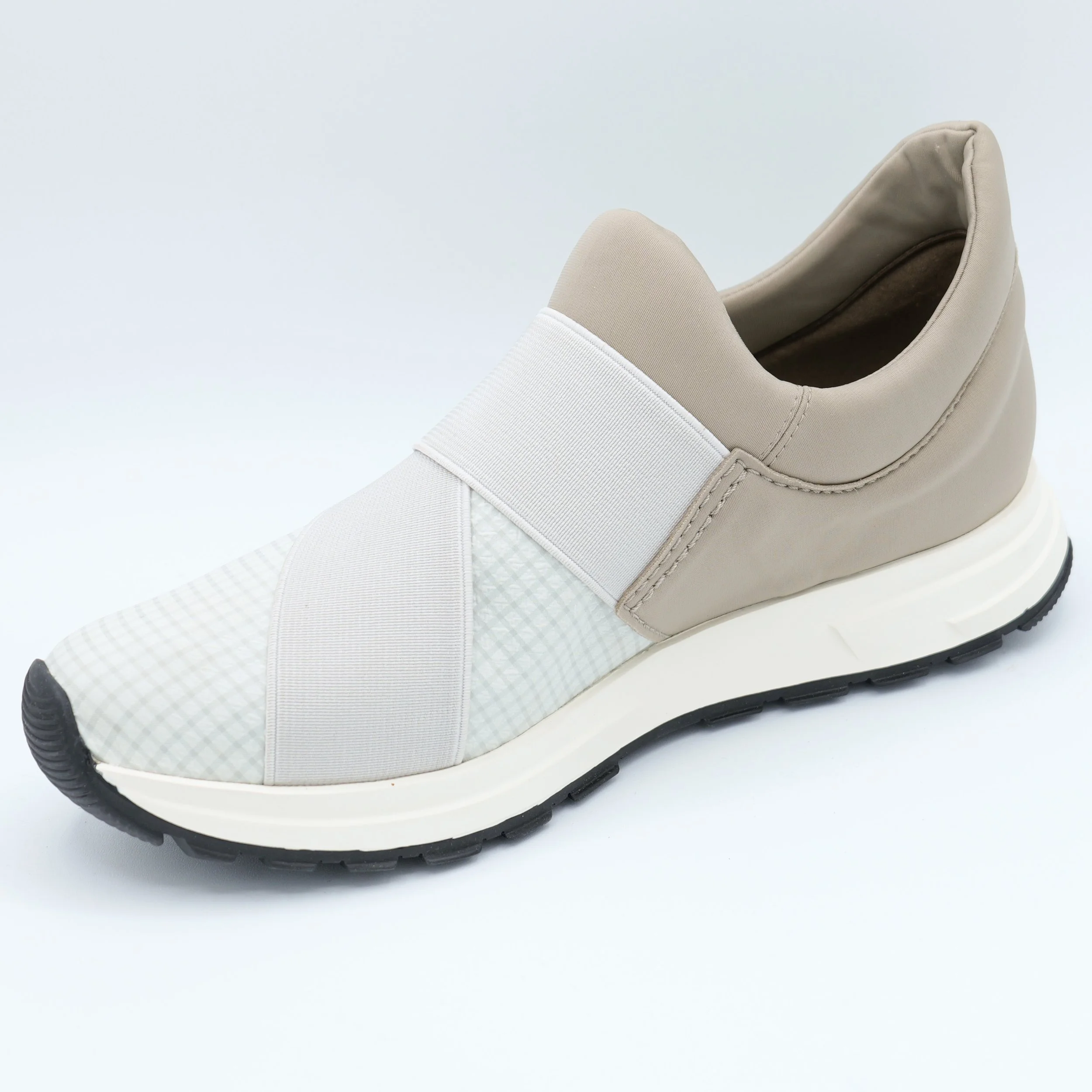 The banded sneak 25 by All Black Footwear in grey