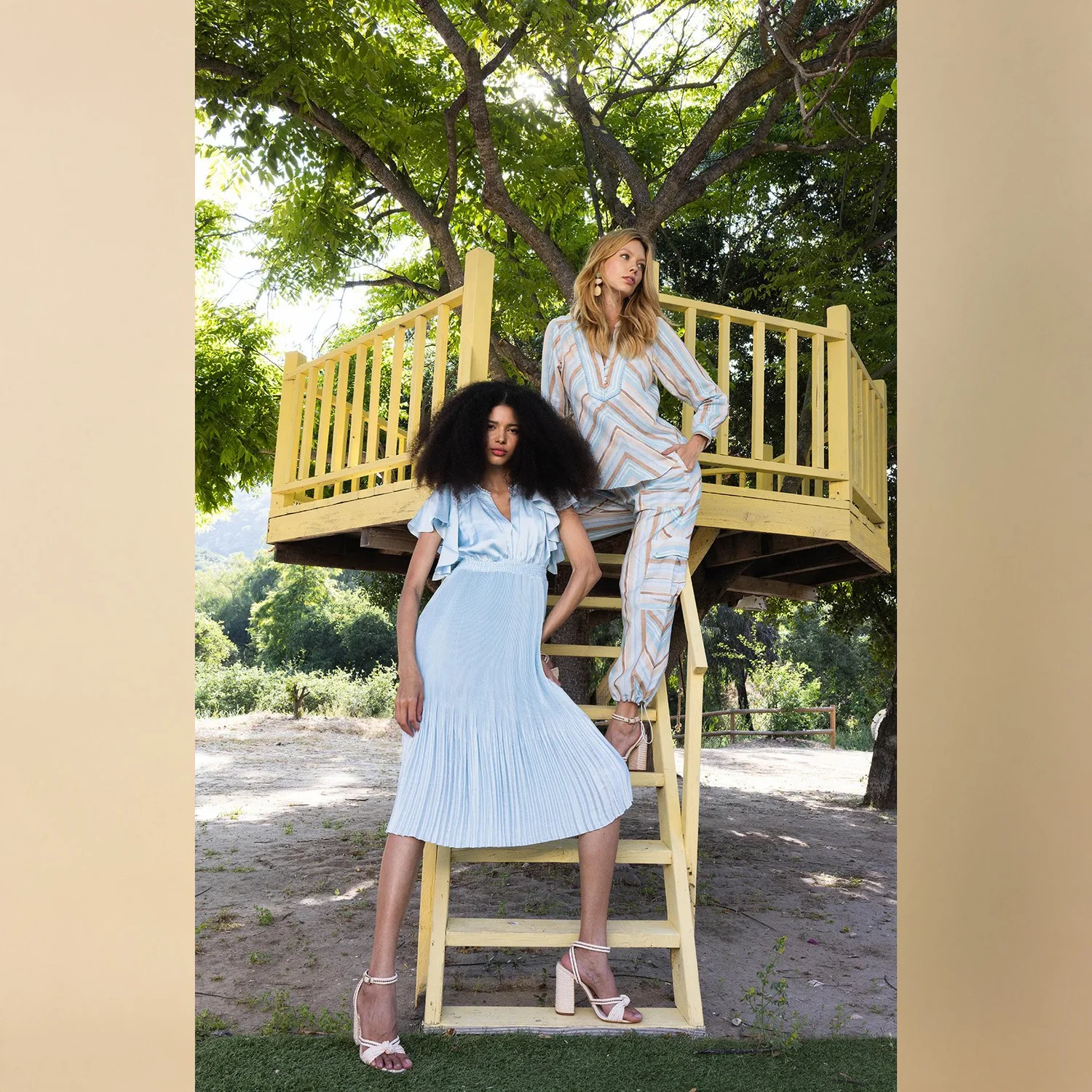 hale bob blue dress Belize Maxi Dress in Navy by Hale Bob – Jilli Boutique main image 1