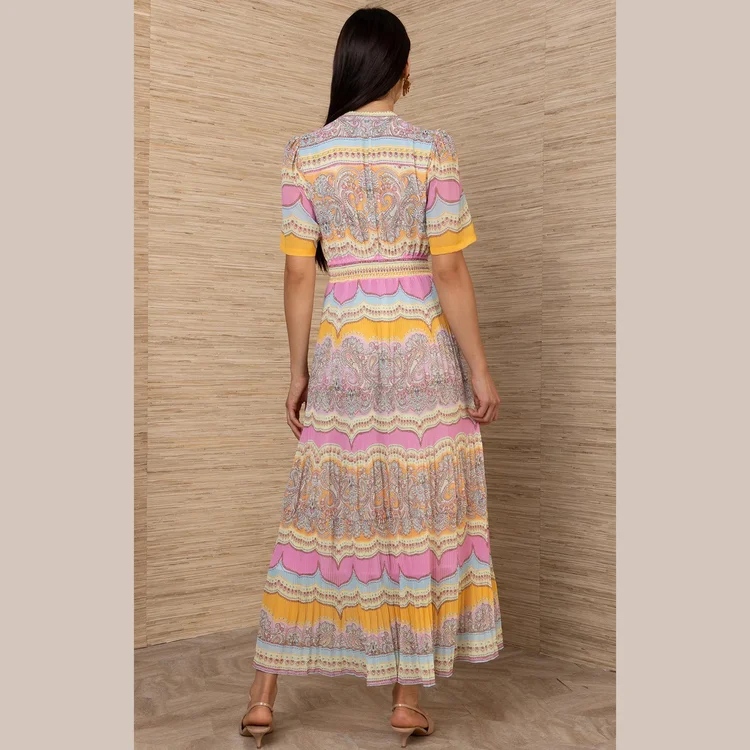 Hale Bob - daphne georgette halter dress - pink  Centro Shoes, Inc.