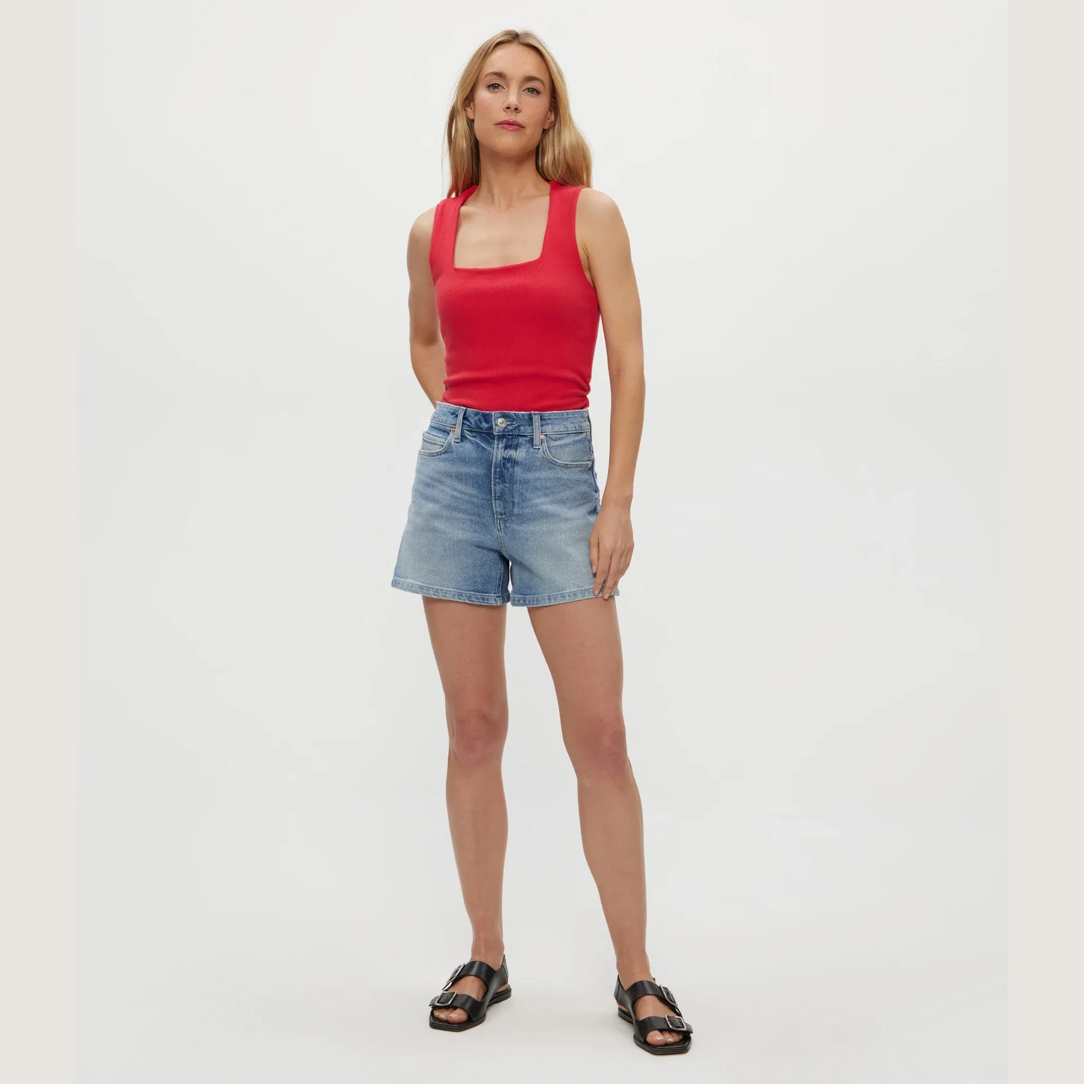 Michael Stars - maribel square neck tank - rumba — Centro