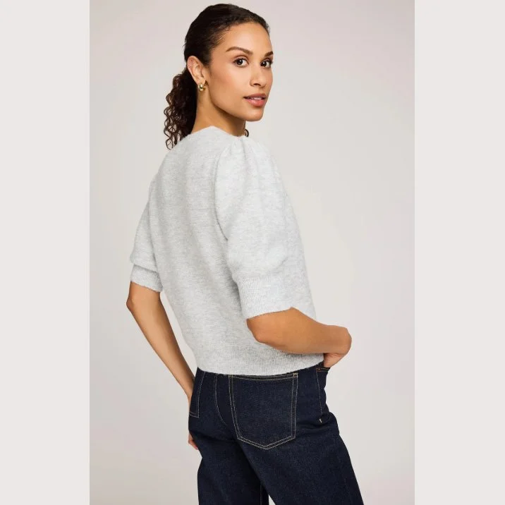The marisol knit top by Gentle Fawn in heather ash