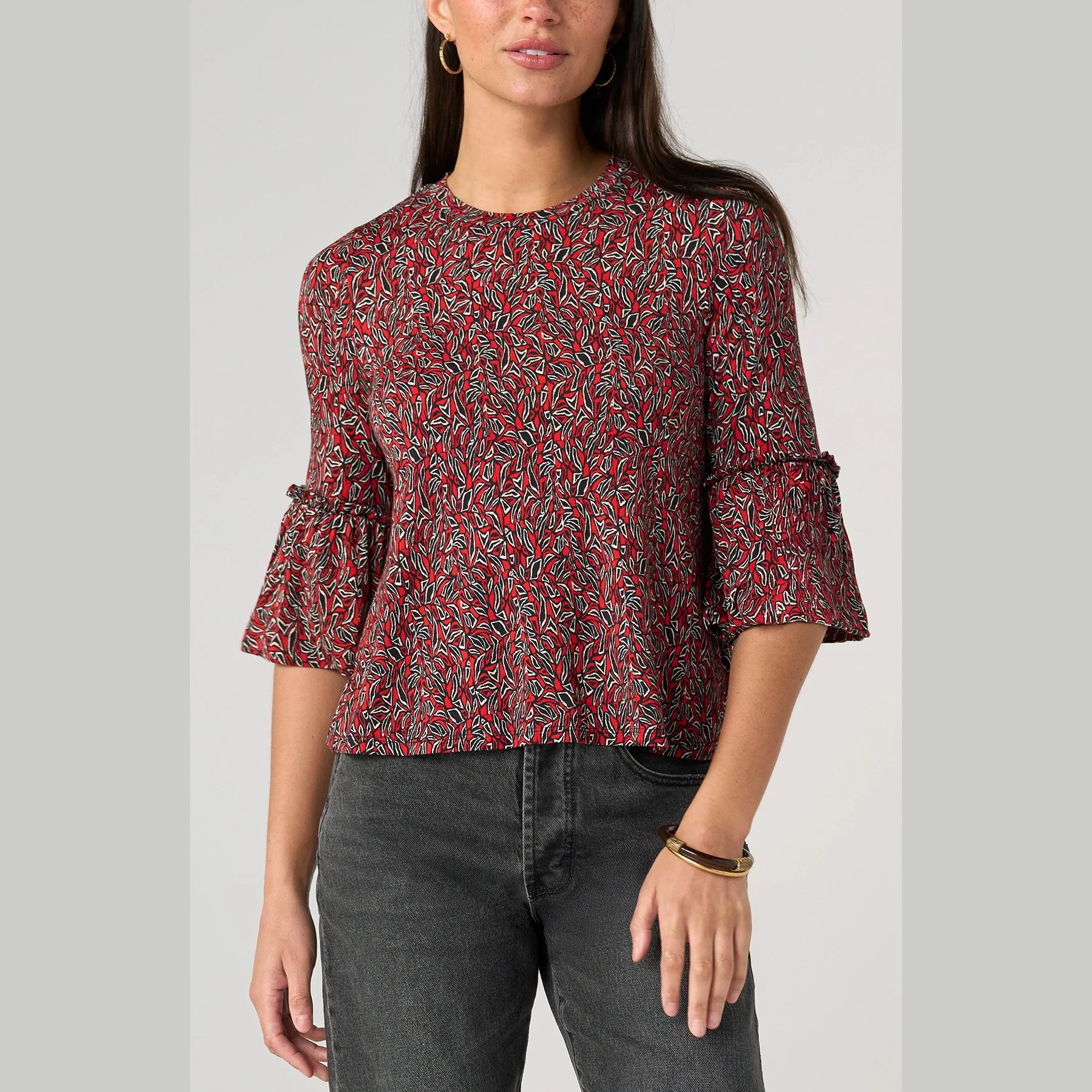 Liverpool-jewel-neck-flared-half-sleeve-knit-top-red-black-multi-01.jpg