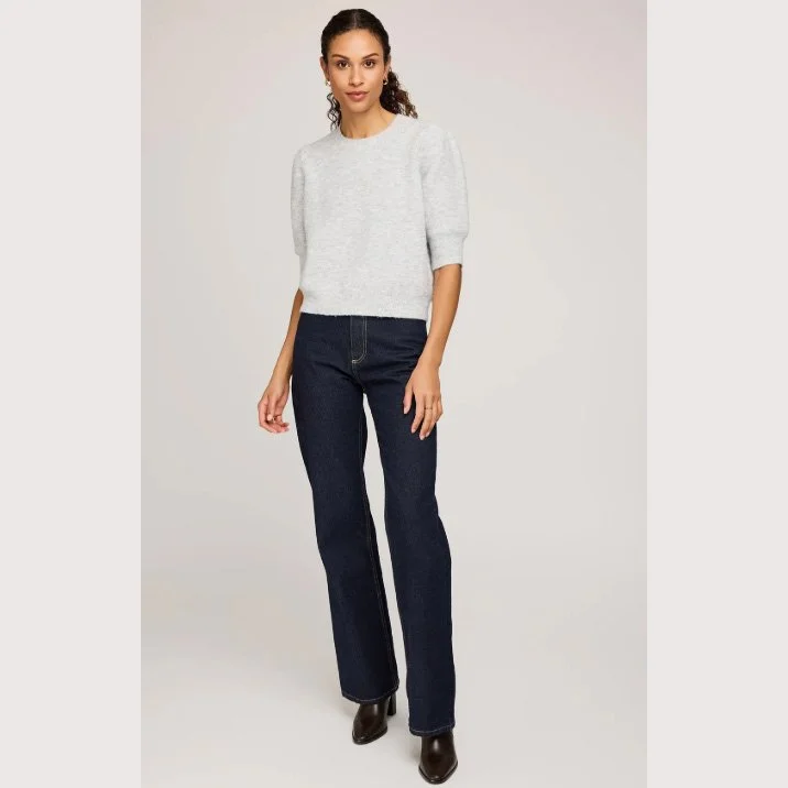 The marisol knit top by Gentle Fawn in heather ash