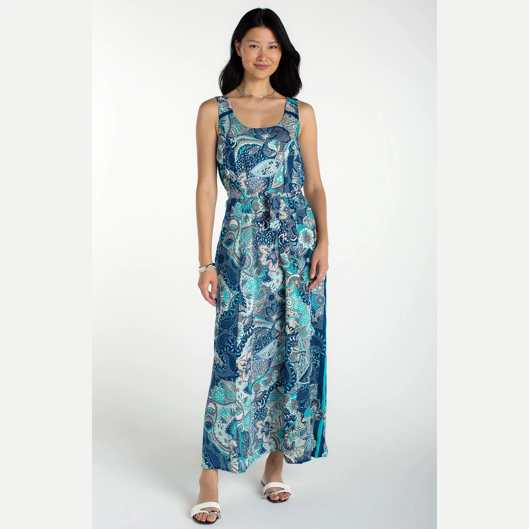 Liverpool-sleeveless-woven-maxi-dress-aqua-blue-multi-01.jpg