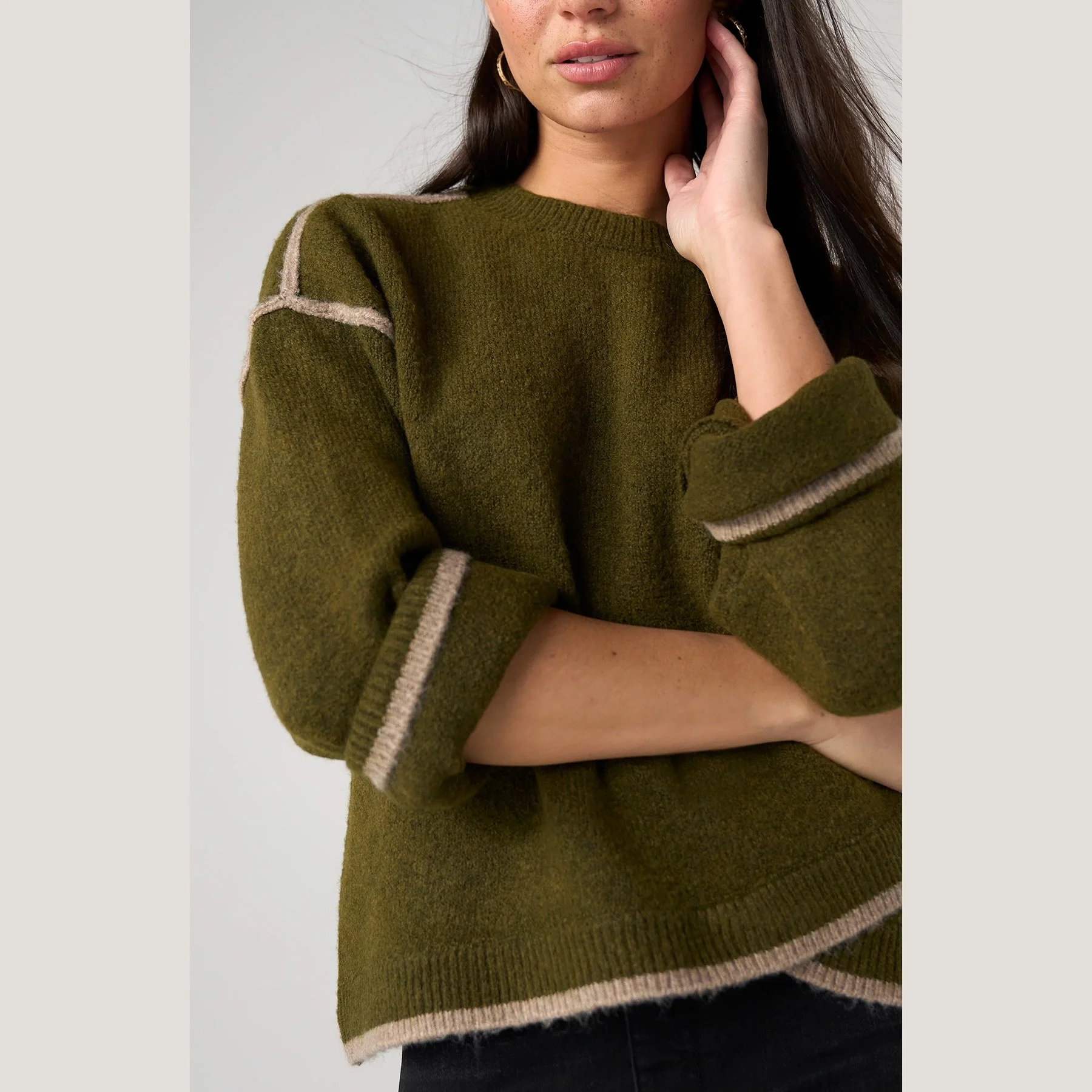 Liverpool-long-sleeve-crew-neck-sweater-tulip-hem-olive-mushroom-03.jpg