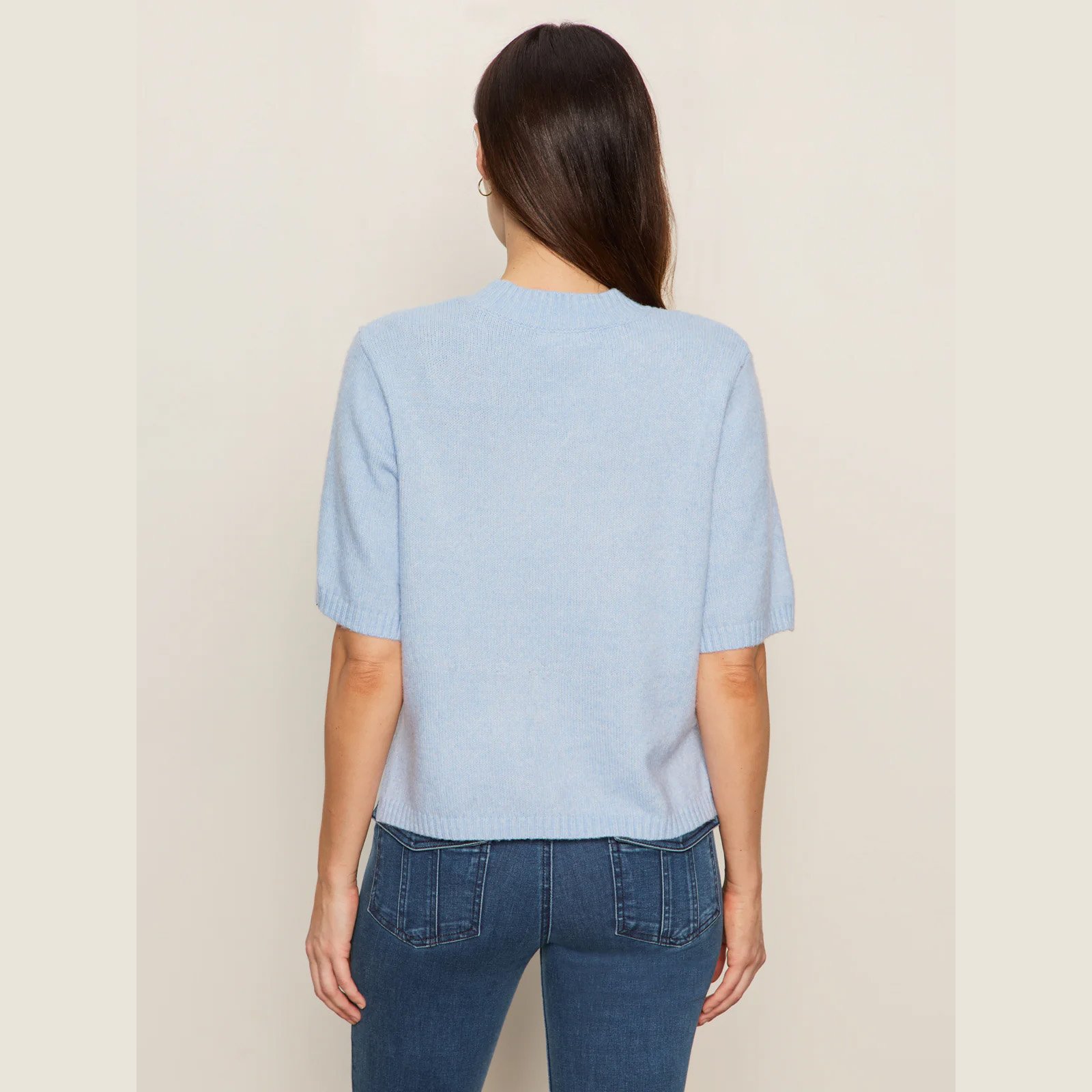 The perfect sweater tee in blue powder by Sanctuary Clothing Co.