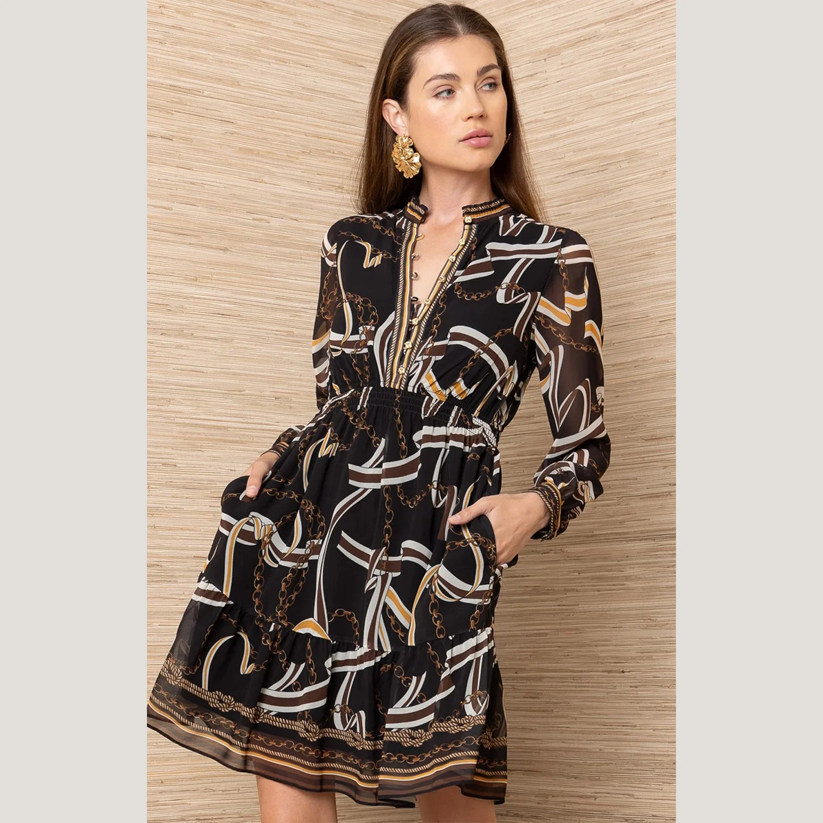 Hale-Bob-cielo-long-sleeve-short-chiffon-dress-black-01.jpg