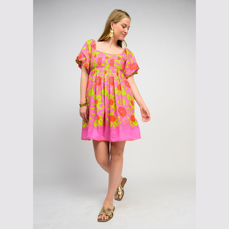 wildflower embroidered mini dress free people Uncle Frank 74612 Coneflower Dress – Cute & Comfy main image 1
