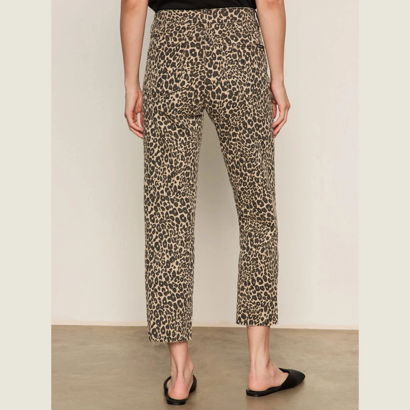 The cadence 90's straight leg crop jean in french kitty print by Sanctuary Clothing