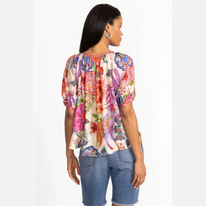 Johnny Was - avah button down shirt - kallie — Centro Shoes