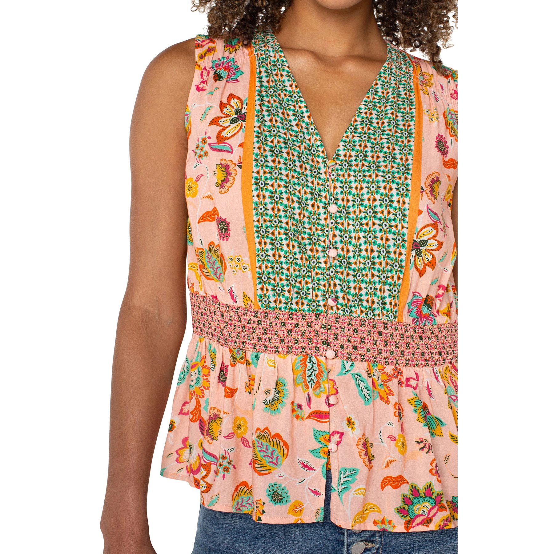Liverpool-sleeveless-woven-smocked-waist-pink-green-multi-floral-03.jpg