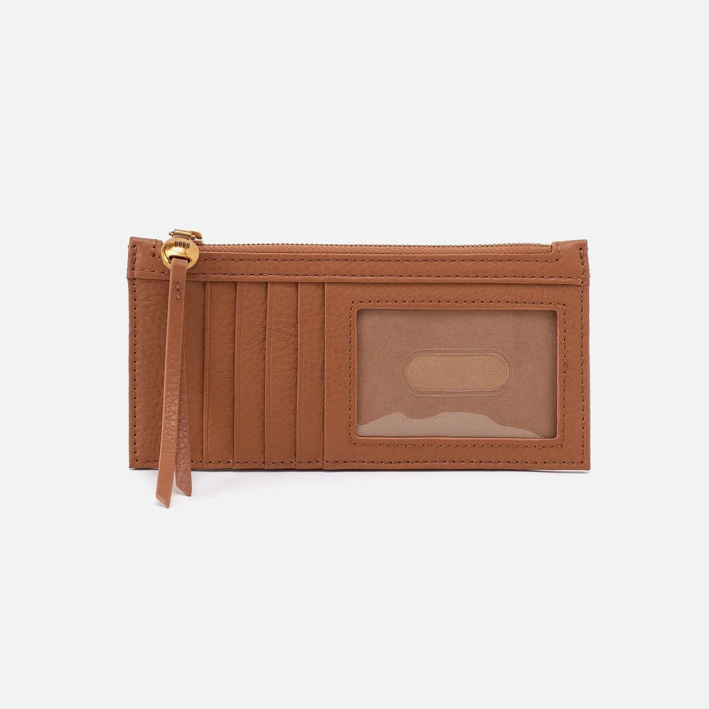 The carte card case by Hobo in warm honey leather